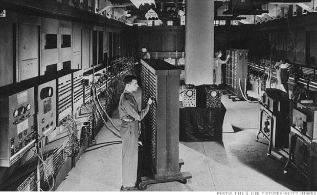 5MB hard drive 1946, ENIAC,