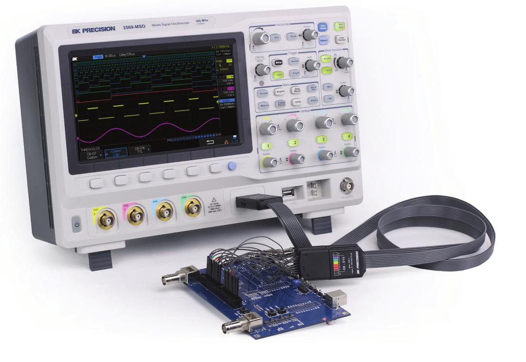 Data Sheet Digital Storage and Mixed Oscilloscopes The 2560 Digital Storage and Mixed Oscilloscope (MSO) Series delivers advanced features and debug capabilities for a wide range of applications.
