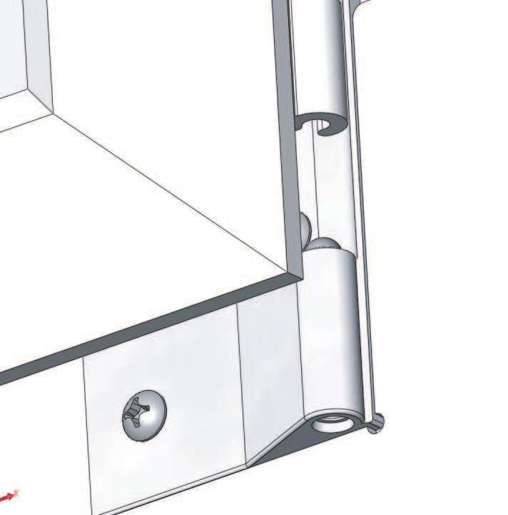. 11 Hinge rests on Wall