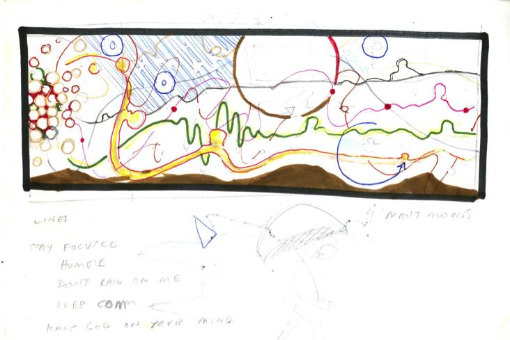 EARLY SKETCHES TO FACILITATE CONVERSATIONS BETWEEN NEIGHBORHOOD ARTISTS