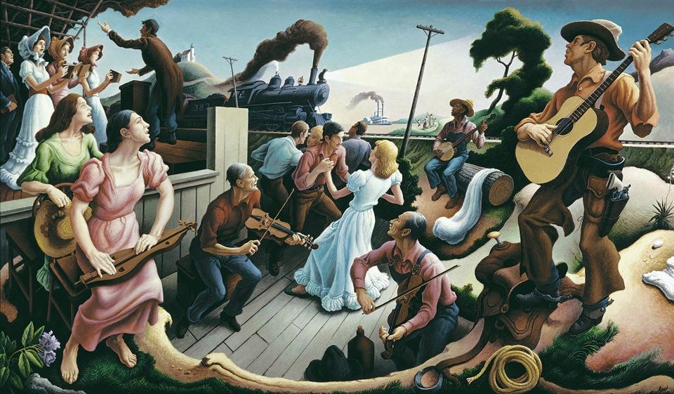 Thomas Hart Benton: The Sources of Country Music, 1975,