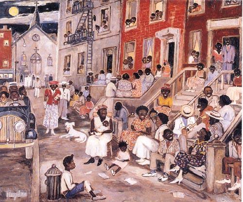 Hayden was among the first African American artists to use African subjects and designs in his painting.