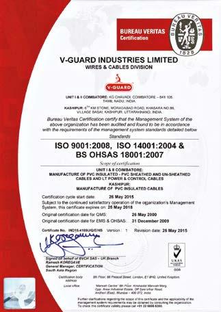 Certified by Certified by Tested at CPRI ERDA