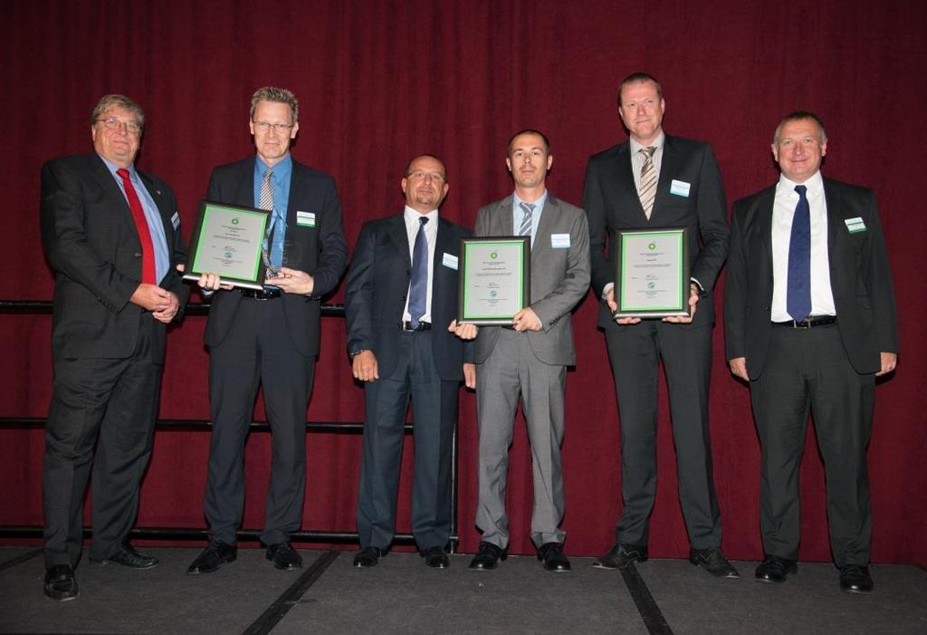 New Technologies Award sponsored by BP Every Alternate Year Award: 2009-2011 2013 2015 Members submit company submit their new developments, new technologies and