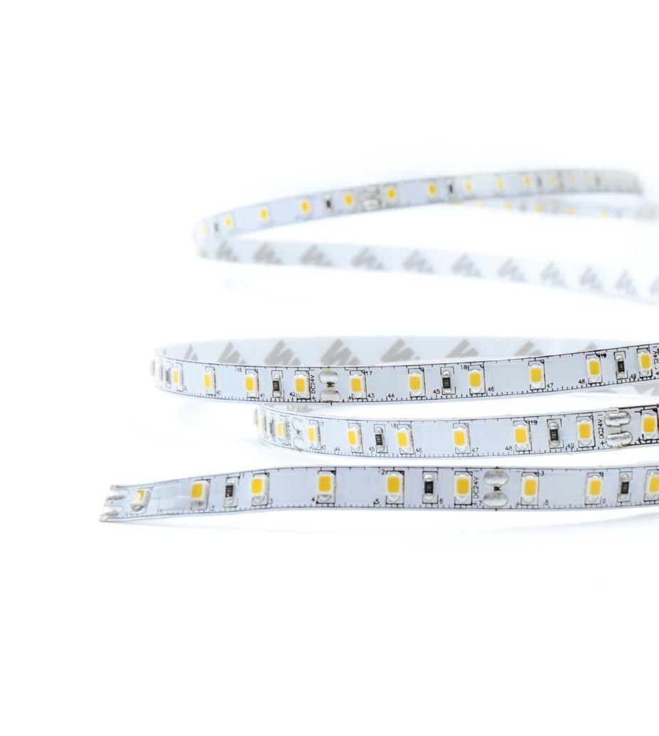 SPECIFICATION SHEET LUXLINE T M 2835R0/84/8 Flexible LED Strip Lighting CUT, FLEX & CURVE For bright illumination with lower power consumption than our 120 LED 8mm strip option, we offer our slim LED