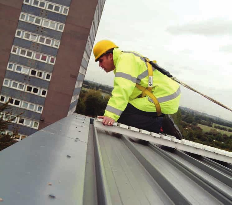 The request was in response to a need to comply with WAHR 2005 (Work at Height Regulations 2005) which requires a safe means of access to a place of work and at the same time protect the roof sheet