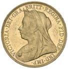 (6) $2,400 1368 Queen Victoria, 1894-1897, 1899-1901 Melbourne. Good extremely fine - uncirculated. (7) $2,800 1375* Queen Victoria, 1899 Perth.