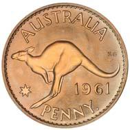 (4) $600 1476 Elizabeth II, Perth Mint proof set, 1961. FDC.