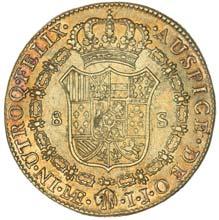 a Charles IIII Mexico City Mint eight reales 1791FM (Mira-Noble