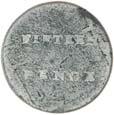 1301* New South Wales,  Traces of reverse of original coin on