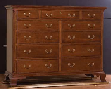 Solid cherry. 7825 LA ROCHELLE FILE LAMP TABLE H26 W23 D28 One drawer side-hung and center guided.
