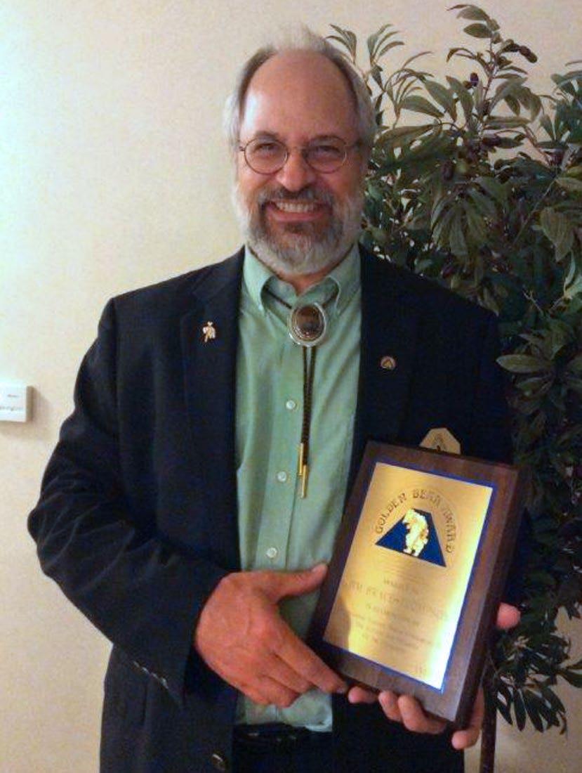 2015 CFMS Golden Bear Award Presented to Jim Brace-Thompson 5 Our own Jim Brace-Thompson (VGMS 2nd VP, Museum & Educational Outreach Chair, and Past- President) received the 2015 Golden Bear Award