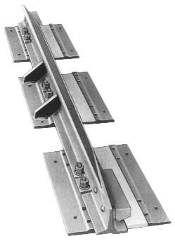 Hook Flange Guard Rails Hook-Flange Guard Rails are constructed from custom-rolled rail sections. One flange is lowered to fit under the base of the running rail.