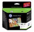HP Paper designed for Inkjet Printers HP OVP and PVP (cont...) HP 178 Series Photosmart Value Pack Count on HP to help you make the most of your photos.