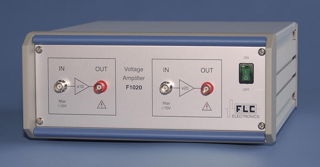 BROADBAND LINEAR AMPLIFIER Model F1020 (models F10A and F20A combined) HIGH VOLTAGE FIXED GAIN