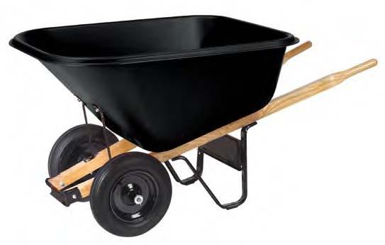 34210 Pushbarrow is designed to minimize the awkward lifting and balancing associated with traditional wheelbarrows.