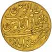 , Bengal Presidency, gold mohur, Murshidabad type (1793) (KM.103).