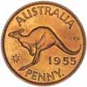 (3) 1441* George V, Melbourne Mint proof halfpenny, 1935.