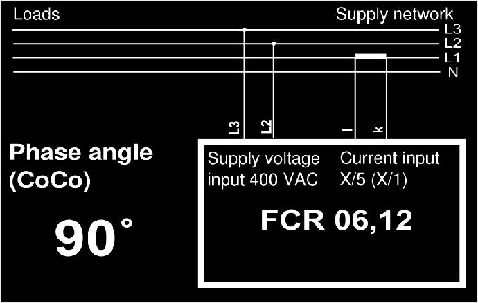 Table 4. Phase shift setting for supply and measuring voltage 400 VAC 6.11. Level of harmonic voltages (H03t H19t) Regulator makes harmonic analysis of currents and voltages, up to 19 th harmonic.