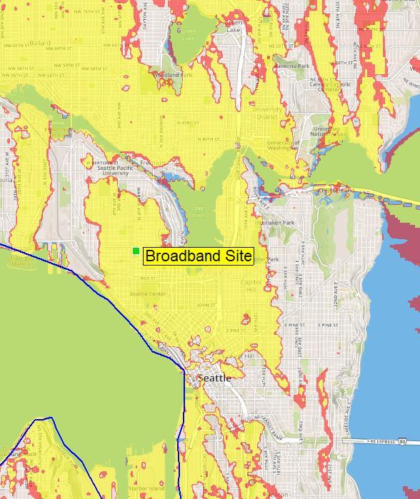 Mobile Broadband Coverage Map, by Application Lo-Res