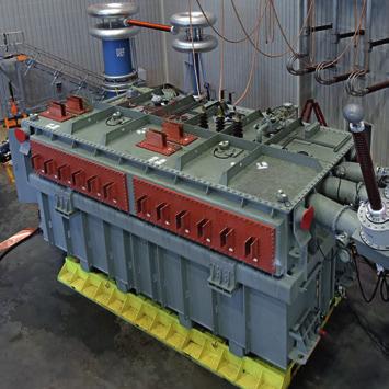 secondary currents > 40 ka Rectifier transformer 110 kv transformer with interphase reactors and saturable