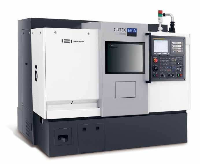 4 Hwacheon catalog : CUTEX-160 tandard in 6-8 Horizontal turning centers The pinnacle of Hwacheon technology, CUTEX-160 quickly became the industry standard in small-size turning centers when it was