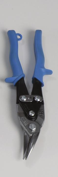 8.3 heavy duty snip - WISS For Hard Metals - eg. Stainless Steel Blue Handles M1RSI M2RSI BOX QTY.