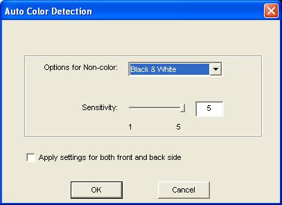 Scan Source Allows you to select the image input device.