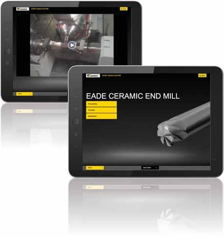 The New Kennametal Innovations ipad Application Available as a Free Download from the itunes App Store.
