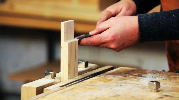 include: The specific size and type of wood required. Amounts of fasteners to be used for every joints of the project. Hardware (handles, shelf supports, shelf pegs etc.