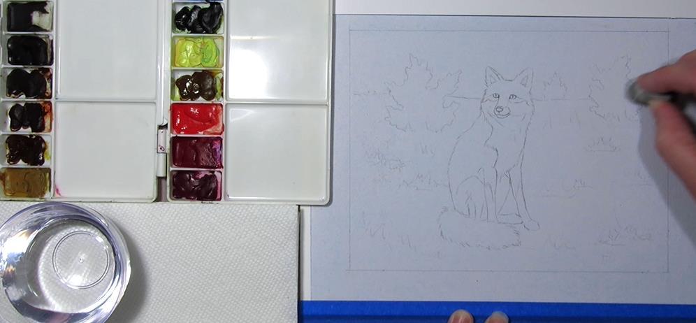 Instructions: In this lesson, we ll be focusing on enhancing colored pencil with watercolor.