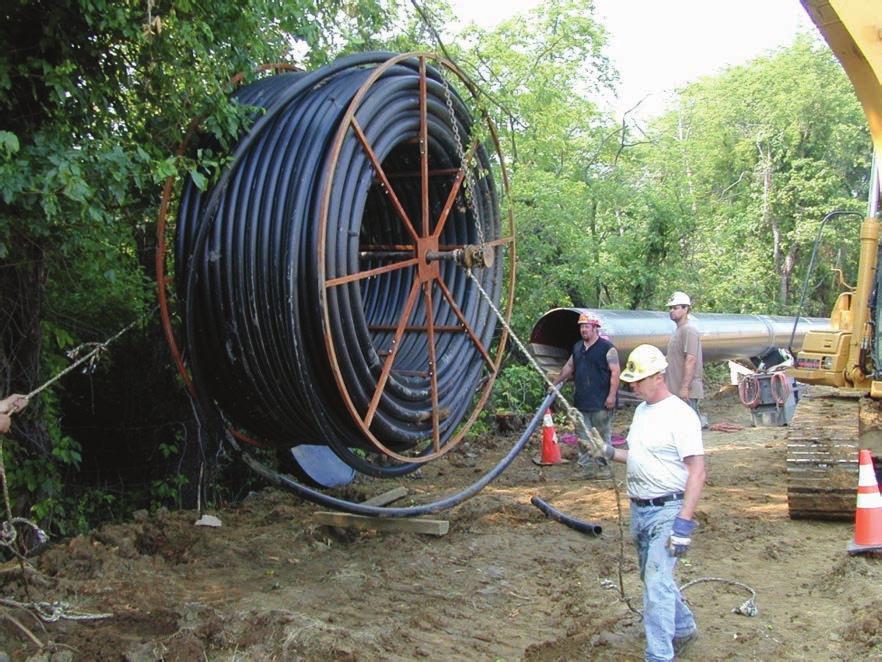 Specialty Tools Buoyancy Control Large diameter pipelines are buoyant in the drilling fluid filled hole during pullback operations.