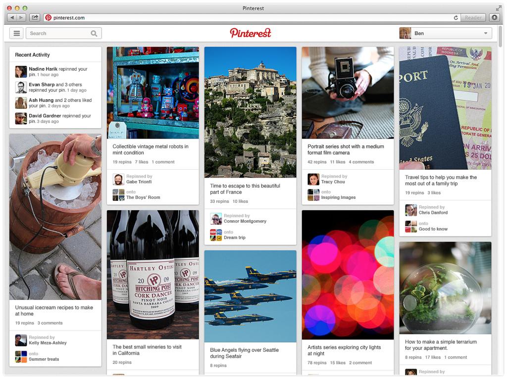 The big picture What makes Pinterest stand out in a crowd Every day, millions of people use Pinterest to explore their interests, find products to buy and connect with people who share common