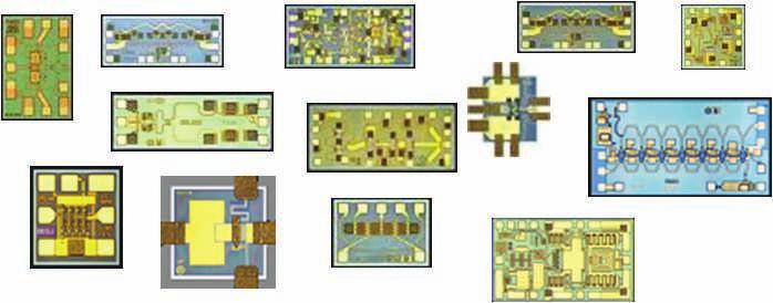 Those high-performance RF and microwave instruments rely on custom Monolithic Microwave Integrated Circuits, or MMICs, which are designed at Agilent s High Frequency Technology Center (HFTC) in