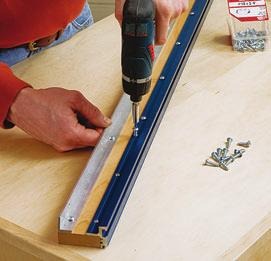 It also allows enough room in the hanger bolt slots to move the platform backward for attaching backup boards to the saw fence or forward for opening the saw s fences to make bevel cuts.