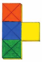 How Many Squares? Children use Little Pieces to find out how many squares make up a Big Piece. Place all pieces in stacks by shape and color. Gather paper and crayons for tracing.