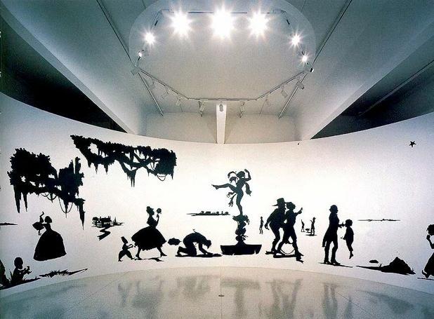 Continued Relevance: Drawing in Contemporary Art Kara Walker, installation view, "no place (like
