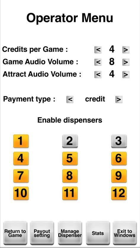 Chapter 06 - Operator Menu, Game Setup This chapter describes how to use and navigate the Operator Menu to set up your product and adjust all of the game s parameters.