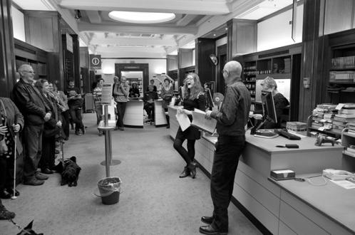 A Tour Guided by Fiction In partnership with Artlink's Investigate > Create Project, the National Library of Scotland commissioned an artist on an Investigative Placement to explore diverse and