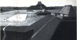 13 Artist s Reconstruction of Monks Mound, Cahokia City, 1100