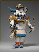 Katsina (Kachina) Figure, Late 19 th century, Hopi Peoples, New Mexico, H: 13.