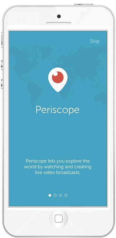 What Is Periscope? Periscope is a new live streaming app. It allows people to film from anywhere in the world live from their phone and followers can view it.