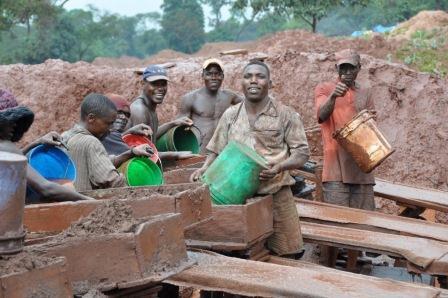 Artisanal & small-scale scale mining: 10% of world output, 90%