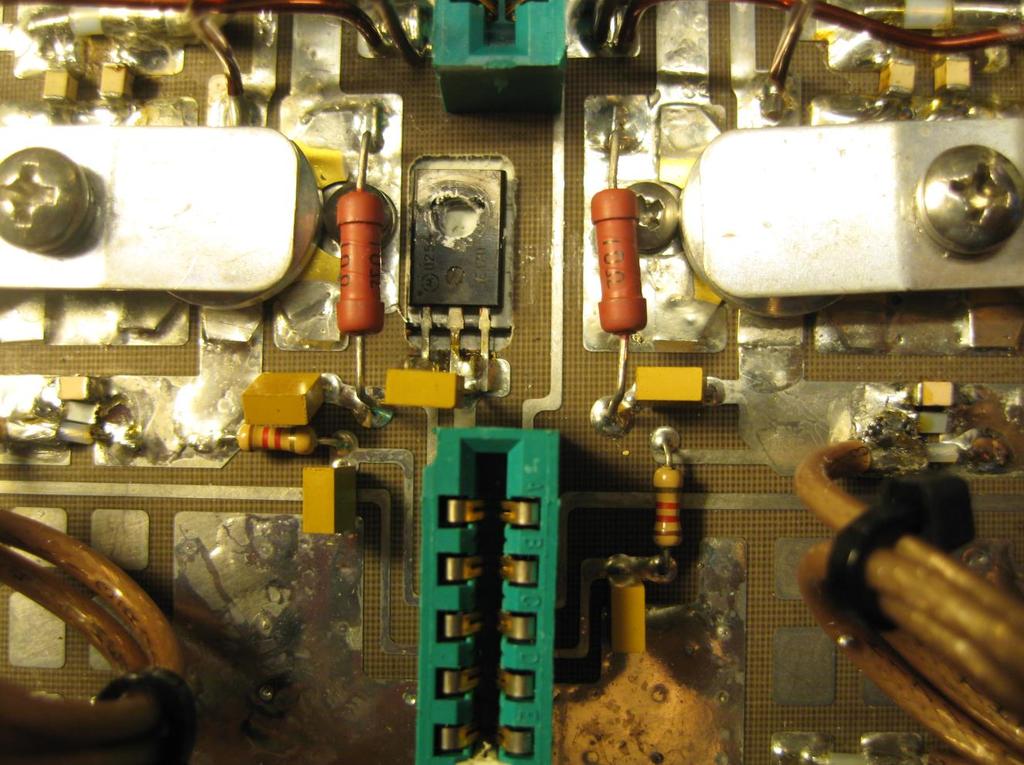 Step 6: Mounting of an additional capacitor input side.