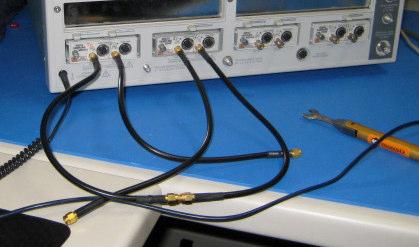 Match samplers to the ends of the cables The purpose of this step is to set the samplers on each channel so that an input into the open end of each cable arrives at the sample gate at precisely the