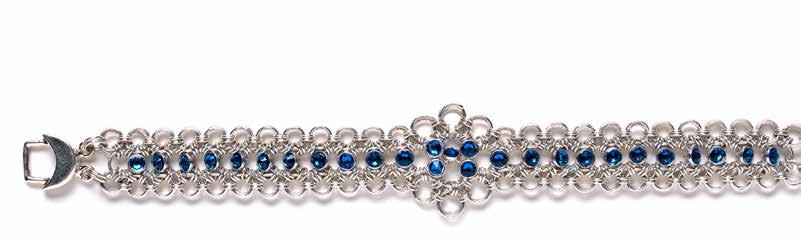 This is an exciting bracelet that I developed when a friend told me about Crystaletts.