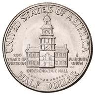 00 1975 none minted 1975D none minted 1975S none minted Independence Hall. KM# 205 11.20 g., Copper-Nickel, 30.6 mm. Obv. Designer: Gilroy Roberts Rev.