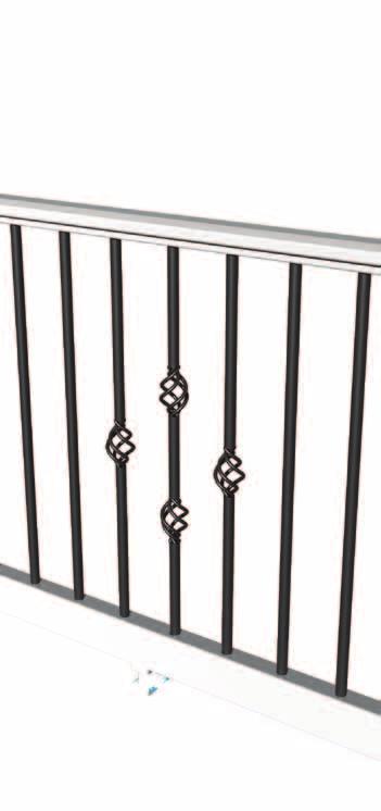 STEP 3 - PICK A KIT KIT OPTIONS ROUND IRON BALUSTER RAIL KITS (Balusters ordered separately.) LEVEL 36" HEIGHT STAIR 36" HEIGHT ENDL4RD - 4' lgth. ENDS62935RD - 6' lgth. - 29-35 ENDL5RD - 5' lgth.