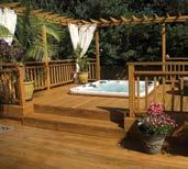 Ongoing maintenance practices for cedar decks include: allowing proper water