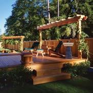RESTORING WESTERN RED CEDAR DECKS 19 It is a good practice, to clean your deck once a year, in the spring, to remove dirt, mildew and other